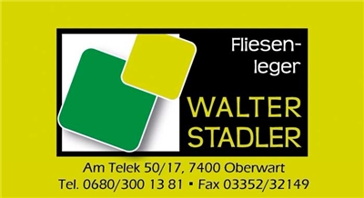 Walter Stadler - Fliesenleger