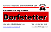 Ing. Eduard Dorfstetter -  Baumeister