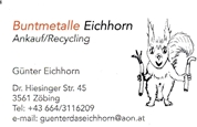Günter Eichhorn -  Buntmetalle Eichhorn