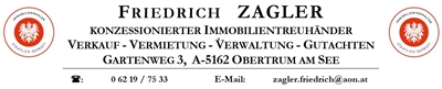 Friedrich Zagler - KONZESSIONIERTER IMMOBILIENTREUHÄNDER