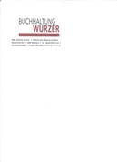Mag. Andreas Wurzer -  Bilanzierung - Kostenrechnung - Personalverrechnung