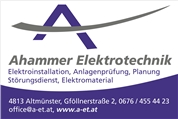 Christian Ahammer - Ahammer Elektrotechnik EU