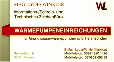 Mag. Lydia Winkler -  TechnischesZeichenBüro