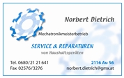 Norbert Dietrich - Mechatronikmeisterbetrieb