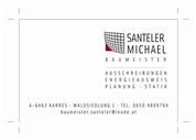 Michael Santeler - Baumeister (planend)