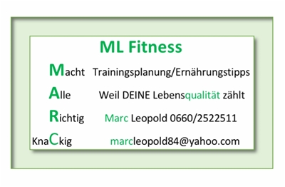 Marc Christian Leopold - Fitnesstrainer Beratung Betreuung Planung Ernährungstraining