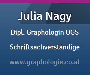 Julia Nagy - Julia Nagy Dipl. Graphologin ÖGS & Schriftsachverständige