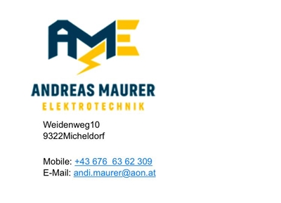 Andreas Maurer - Elektrotechnik