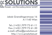 PR Solutions Kassen- und Barcodesysteme GmbH -  Vertrieb von Gesamtlösungen