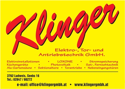 KLINGER Elektro-, Tor- und Antriebstechnik GmbH - Elektro-, Tor- und Antriebstechnik