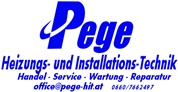 Gernot Pechmann - Pege - Heizungs- und Installations- Technik