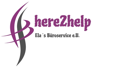here2help-Ela´s Büroservice e.U. - interne Büroverwaltung, BH-Vorbereitung