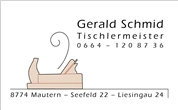 Gerald Schmid - Tischlerei