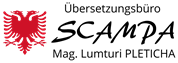 Übersetzungsbüro SCAMPA e.U. - Ihr Spezialist für Übersetzungen und Dolmetschen Deutsch-Alb