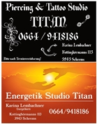 Karina Maria Lembachner - Piercing & Tattoo und Energetik - Studio TITAN