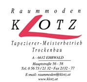 Raummoden Klotz Raumausstattungs- gesellschaft m.b.H. & Co. KG.