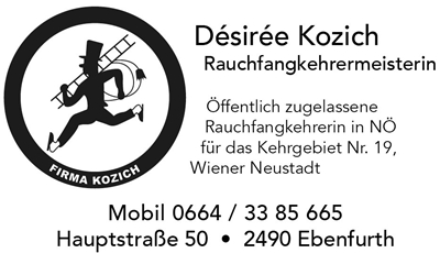 Desiree Kozich -  Rauchfangkehrer Kozich