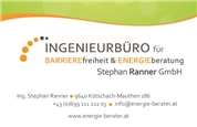 Ranner GmbH -  Energieberatung, Energieausweiserstellung, Energieaudit nac