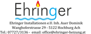 EHRINGER Installationen e.U. Inh. Auer Dominik