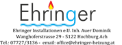 EHRINGER Installationen e.U. Inh. Auer Dominik - Ehringer Installationen