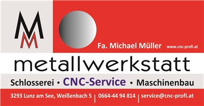 Michael Müller - MÜLLER MICHAEL,CNC-PROFI