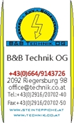 B&B Technik OG -  Elektro, Smart-Home, EDV, Pyrotechnik, Ton u. Lichttechnik,