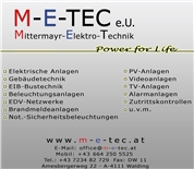 M-E-TEC e.U. Mittermayr-Elektro-Technik - Elektrotechnik, Smart-Home, Blitzschutz, Alarmanlagen, Störu