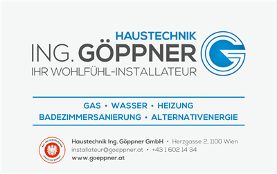 Haustechnik Ing. Göppner GmbH - Ihr Wohlfühlinstallateur