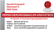 Gerald Krayatsch-Hintermeyer -  Versicherungsmakler-Krayatsch ihr Berater in Versicherungsa