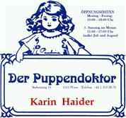 Karin Haider - Der Puppendoktor, Wien 1, Stubenring 16