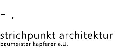 Strichpunkt Architektur Baumeister Kapferer e.U. - Strichpunkt Architektur Baumeister Kapferer e.U.