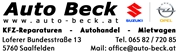 Auto Beck GmbH - Händler u. Werkstätte für Opel und Suzuki; Handel und Repara