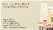Ing. Peter Handl - Bmst. Dienstleistungen rund ums Bauen