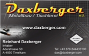 Daxberger e.U. - Metall - Stahlbau - Tischlerei