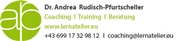 Dr. Andrea Helene Rudisch-Pfurtscheller - Coaching - Training - Beratung