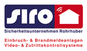 SIRO - Sicherheitsunternehmen Rohrhuber e.U. - Errichter von Alarm- u. Brandmeldeanlagen, Videoüberwachung
