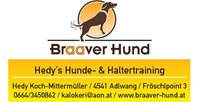 Hedwig Koch-Mittermüller - Braaver-Hund, Hedy's Hunde- & Haltertraining