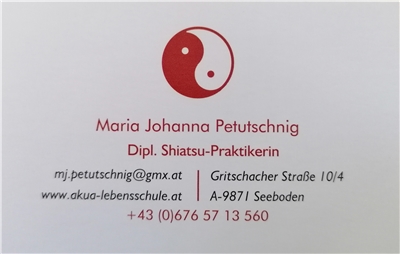 Maria Johanna Petutschnig - SHIATSU