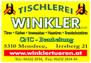 Tischlerei Winkler GmbH - TISCHLEREI WINKLER GmbH Christian Winkler Geschäftsführer