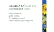 Regina Göllner -  Regina Göllner, Blumen & Dekoration