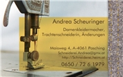 Andrea Scheuringer -  Damenkleidermacher, Trachtenschneiderei, Änderungsschneider