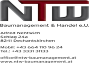 NTW-Baumanagement und Handel e.U. - Bau&Dämmstoffhandel, Fenster-Türen-Tore-Sonnenschutz&Montage
