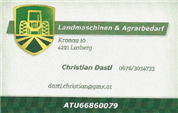 Christian Alfred Dastl -  Landmaschinen & Agrarbedarf