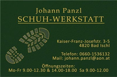 Johann Karl Panzl - SCHUH-WERKSTATT