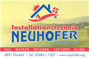 Neuhofer Installationstechnik GmbH & Co KG -  Gas-Wasser-Heizung-Lüftung-Klima