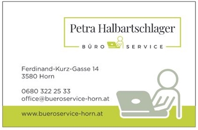 Petra Halbartschlager - Büroservice Horn